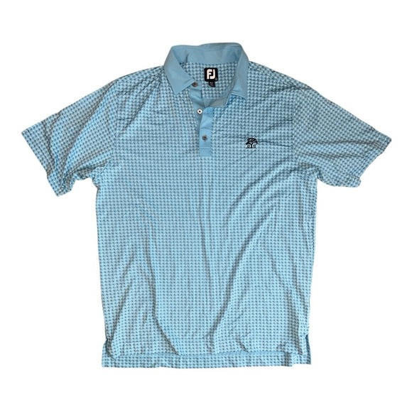 Footjoy Blue Woodland Hills Country Club Embroidered Polo Size Large WA1 - Picture 1 of 5